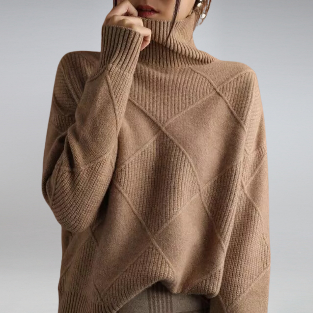 Adelia - Cashmere Turtleneck Sweater