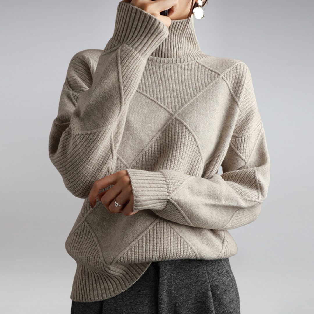 Adelia - Cashmere Turtleneck Sweater