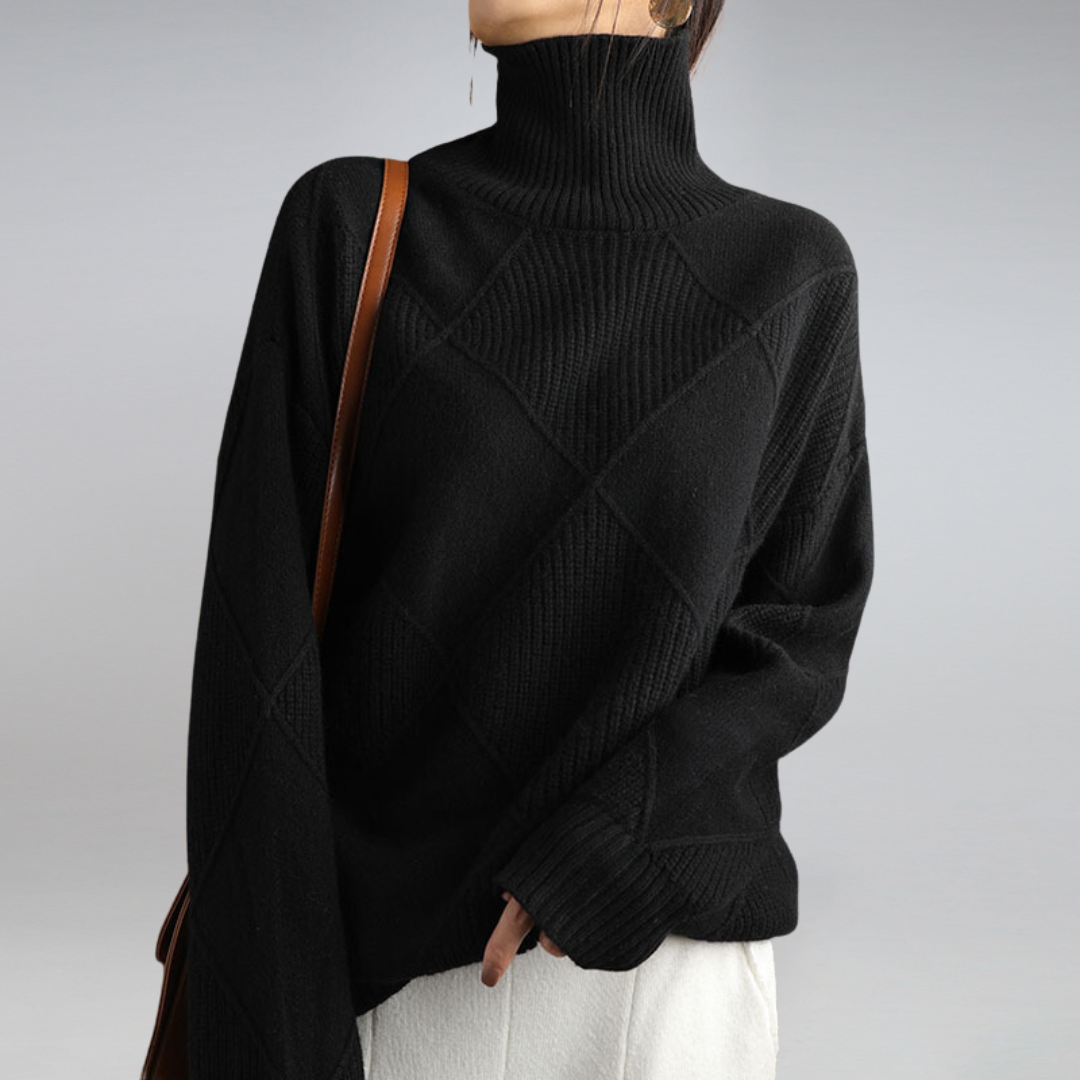 Adelia - Cashmere Turtleneck Sweater