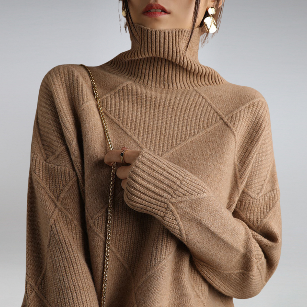 Adelia - Cashmere Turtleneck Sweater