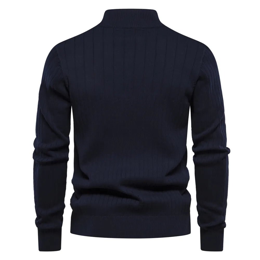 Aziel™ | Knitted Zip-Up Sweater