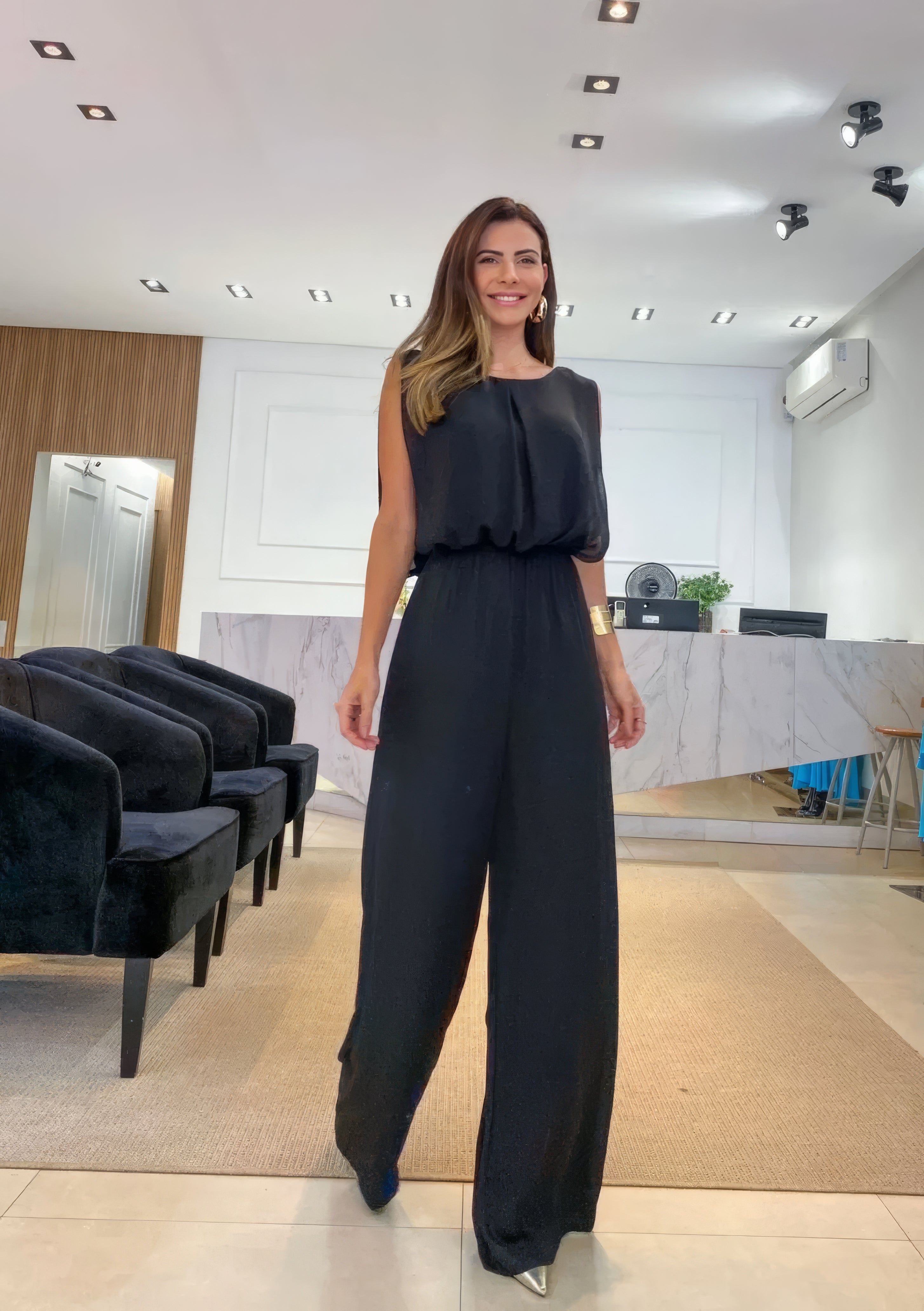 EMMA | Sleeveless Jumpsuit perfect for Autumn