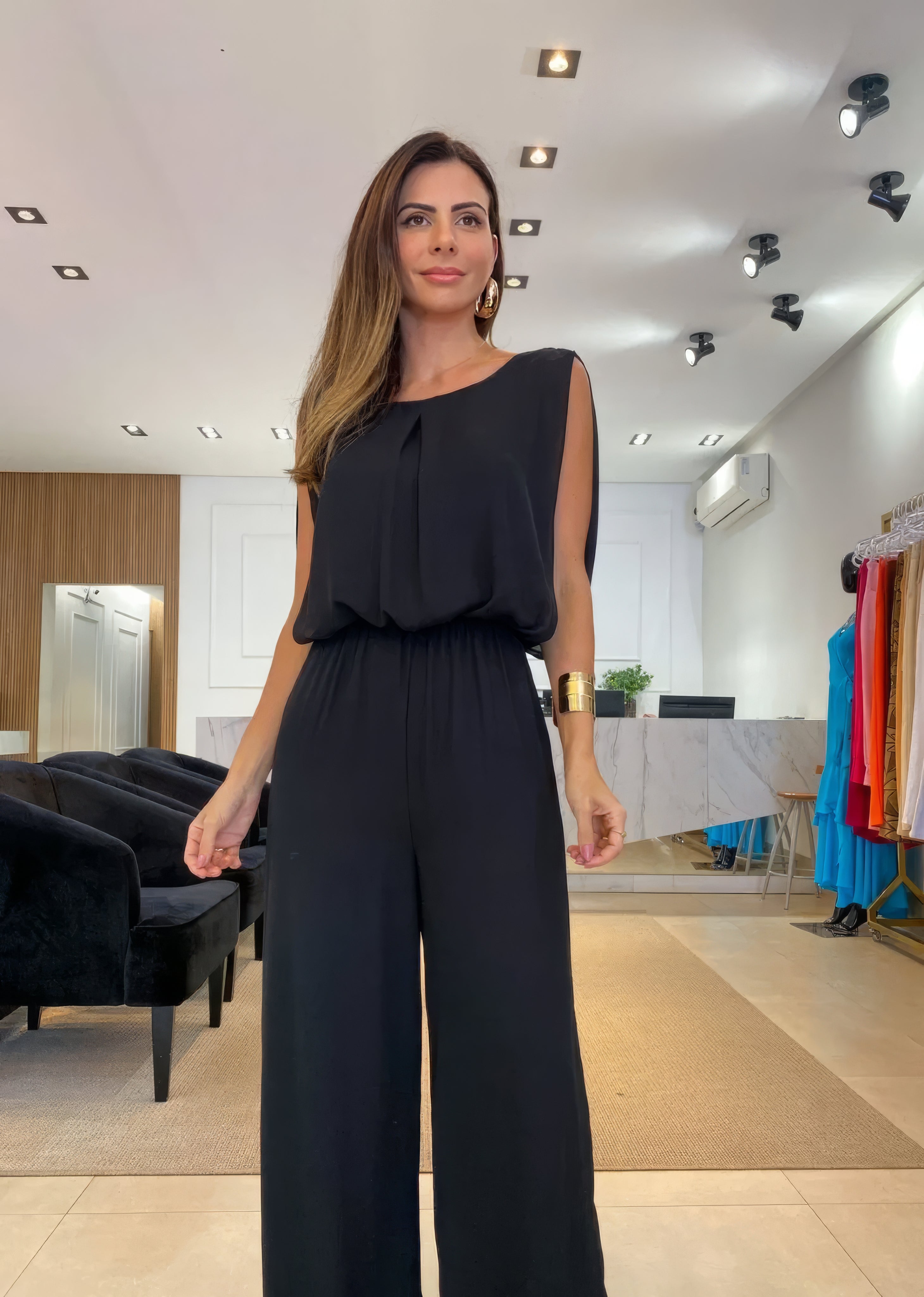 EMMA | Sleeveless Jumpsuit perfect for Autumn