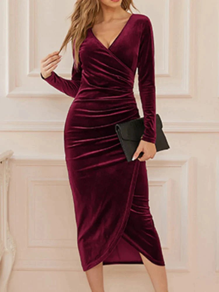 Helena | Chic Velvet Dress