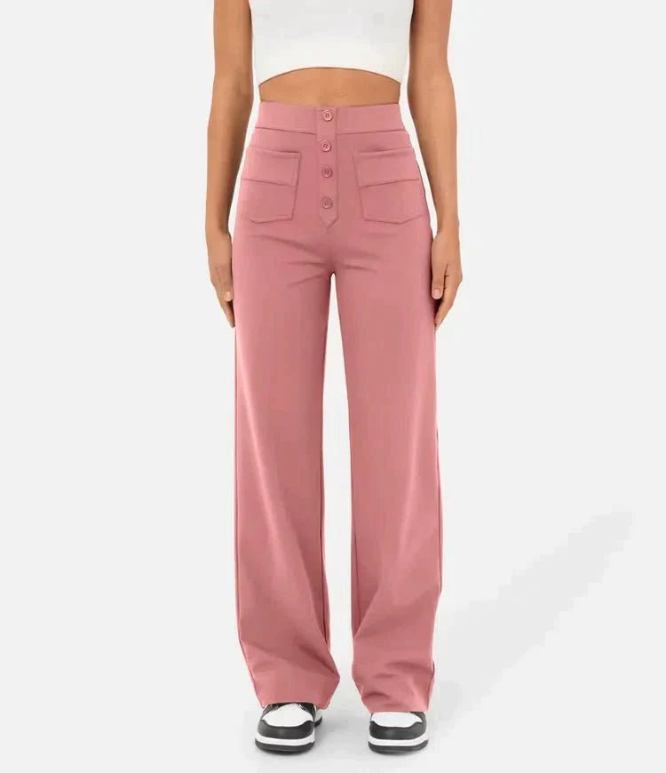 Maya™ High-waisted elastic casual pants