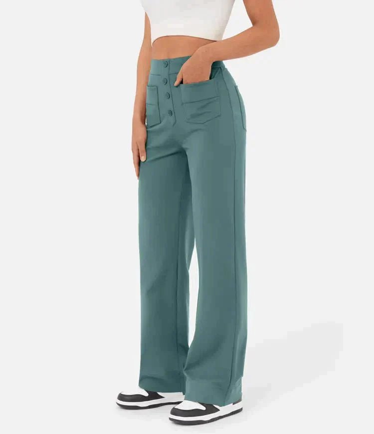 Maya™ High-waisted elastic casual pants