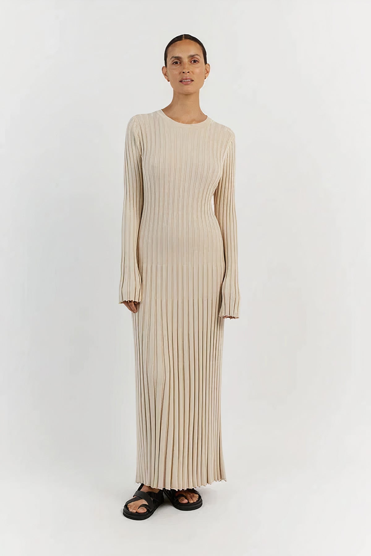 Nori - Ribbed Knit Dress